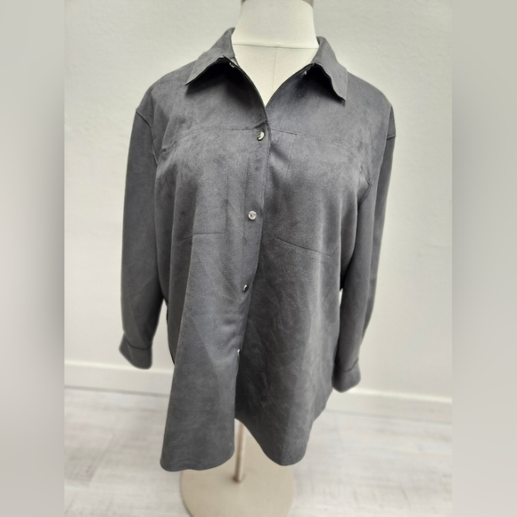 TRUTH by REPUBLIC Faux Leather Jacket Women's 2X BRAND NEW - Picture 2 of 8